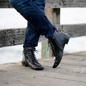 Mens Suede Sole Dance Shoes